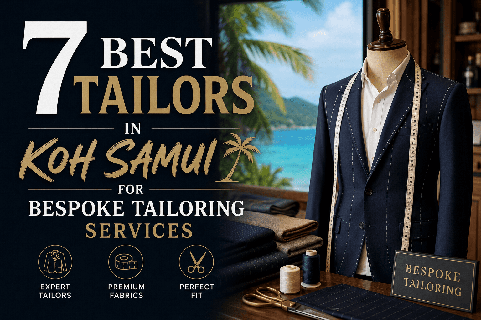 Cover Image for 7 Best Tailors in Koh Samui For Bespoke Tailoring Services
