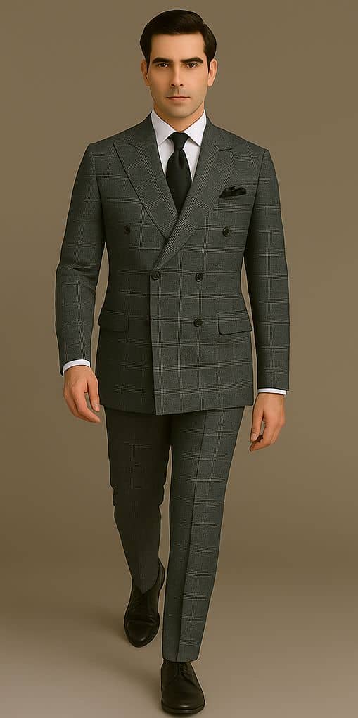 Double-breasted suit details premium tailoring Koh Samui
