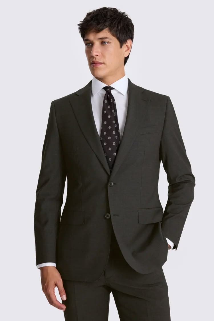 Black business suit single-breasted custom tailoring Koh Samui