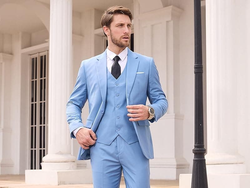 White wedding suit Koh Samui