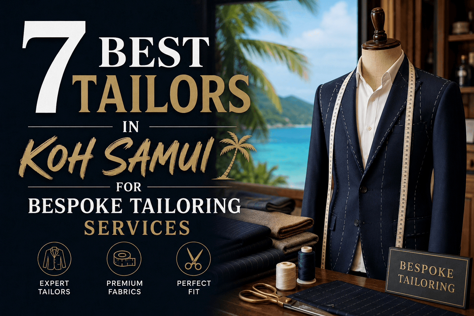 Cover Image for 8 Best Tailors in Koh Samui For Bespoke Tailoring Services