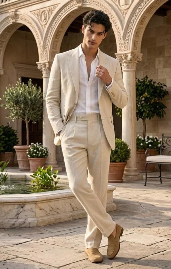 Premium tailored linen suit Koh Samui
