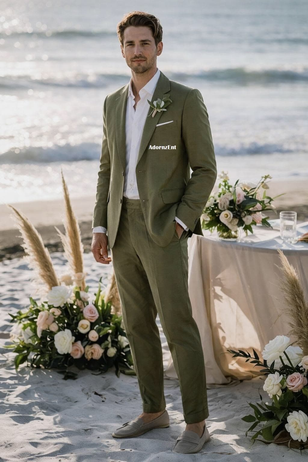 Resort linen suit Koh Samui