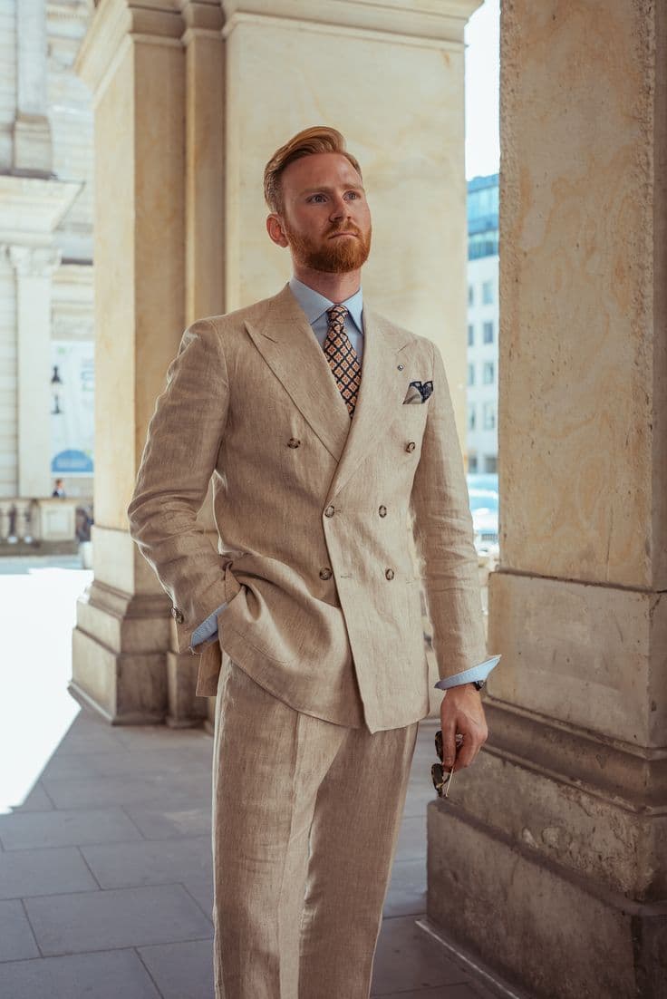 Linen suit fitting Koh Samui tailor