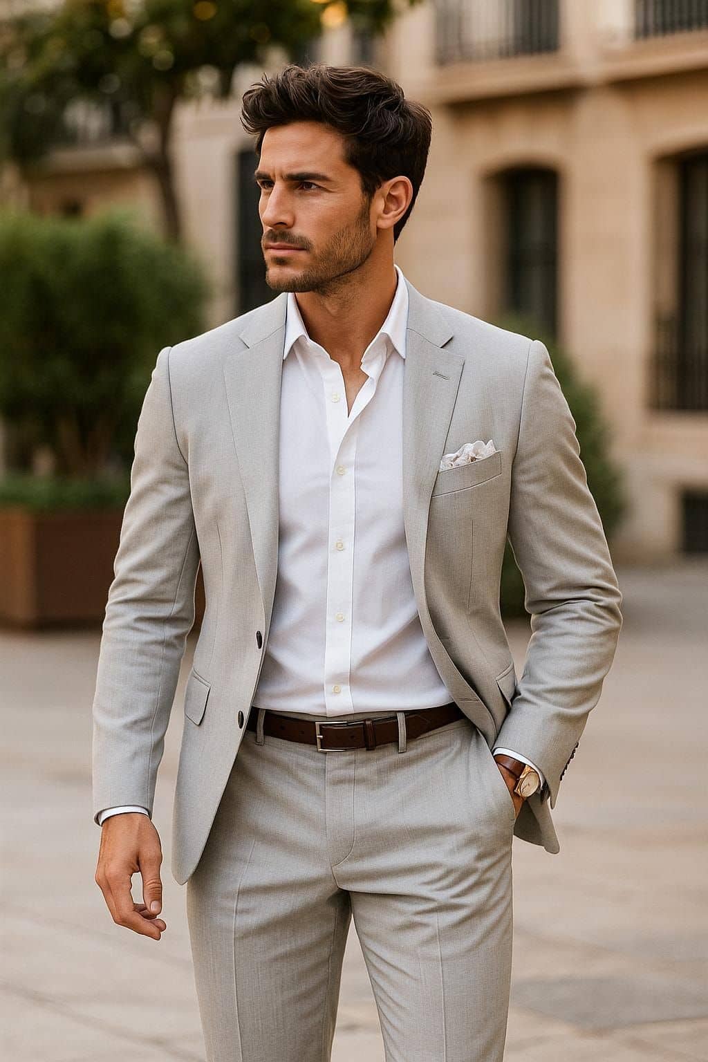 Men's suit measurements and custom fitting in Koh Samui
