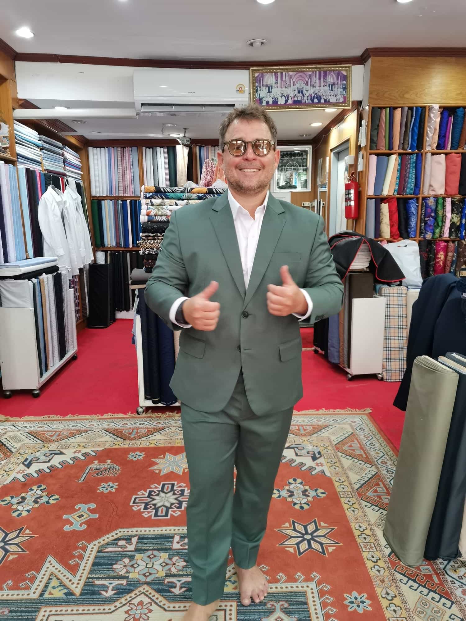Bespoke women's tailored suit by Mr. Moss Tailor